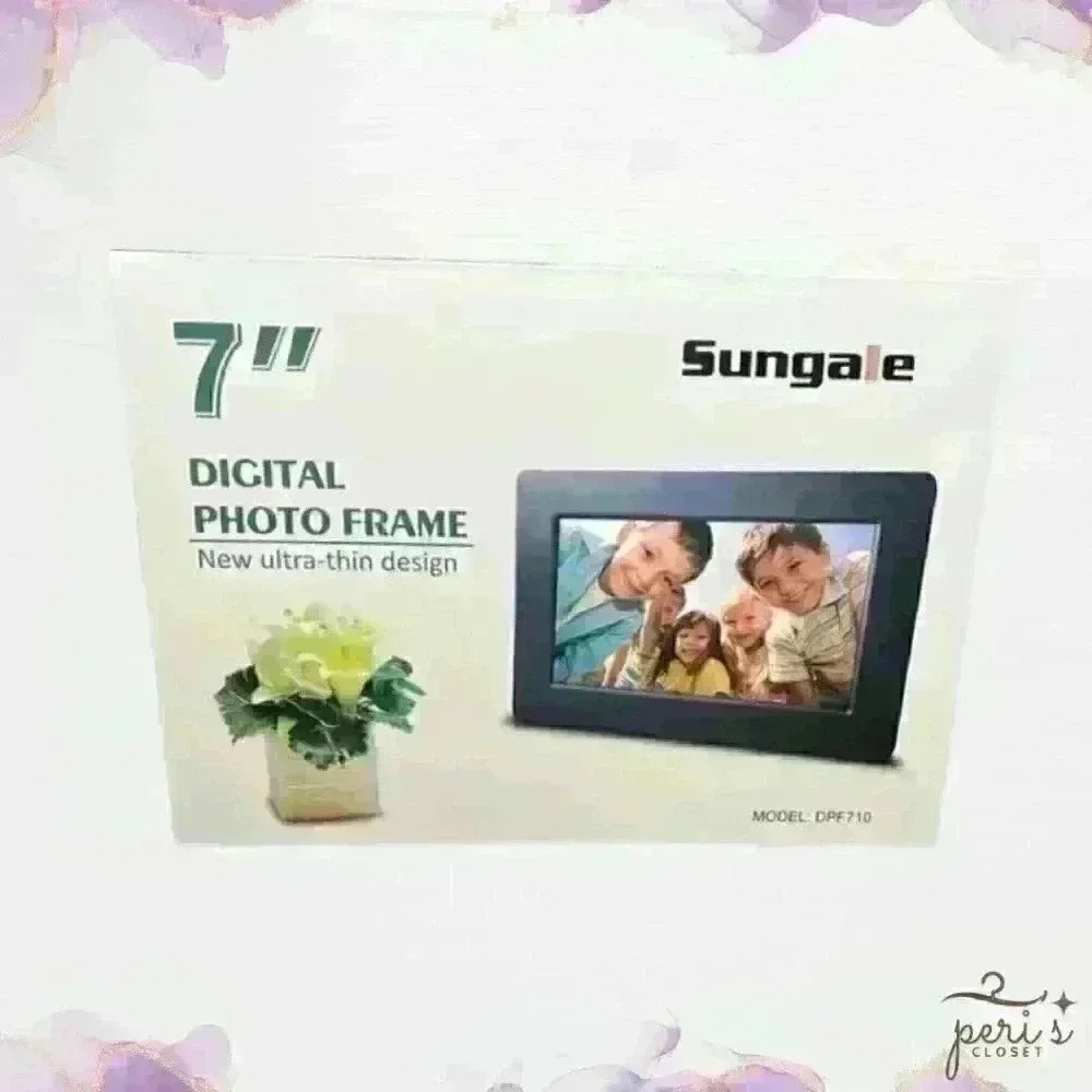 New SUNGALE DPF710 7'' DIGITAL PHOTO FRAME